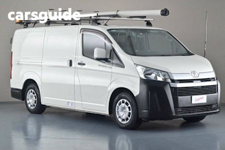 White 2019 Toyota Hiace Van LWB