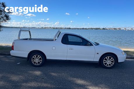 White 2003 Holden Commodore Utility