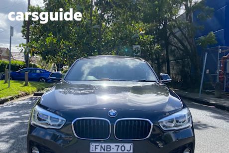 Black 2018 BMW 125I Hatchback M-Sport