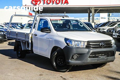 White 2020 Toyota Hilux Cab Chassis Workmate