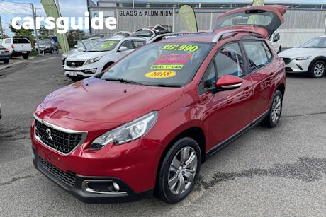 Red 2017 Peugeot 2008 Wagon Active