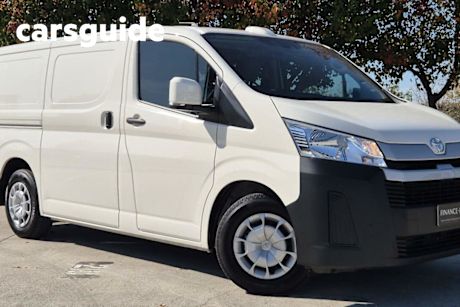 White 2024 Toyota Hiace Van LWB