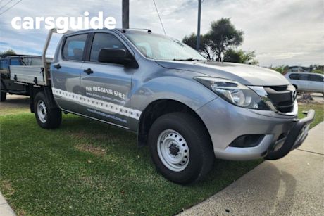 Silver 2016 Mazda BT-50 Dual Cab Chassis XT (4X2)