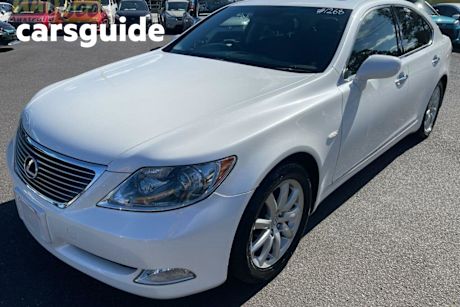 White 2007 Lexus LS460 Sedan Version U I package