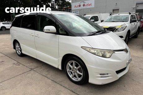 White 2006 Toyota Estima Wagon Aeras