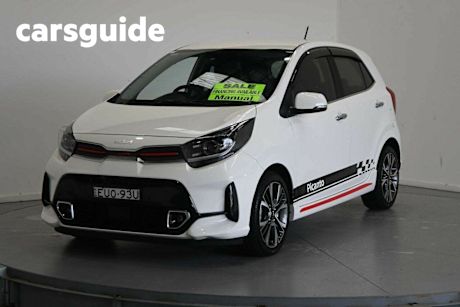 White 2022 Kia Picanto Hatchback GT (turbo) (pe)