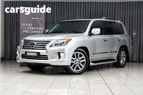 Silver 2012 Lexus LX570 Wagon