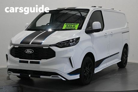 White 2024 Ford Transit Custom Van Sport (swb)