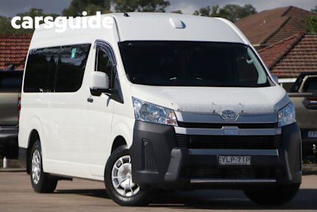 White 2021 Toyota Hiace Commercial Commuter