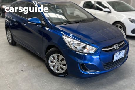 Blue 2016 Hyundai Accent Hatchback Active