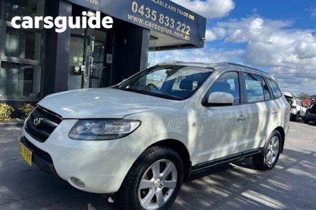 White 2007 Hyundai Santa FE Wagon Elite Crdi (4X4)