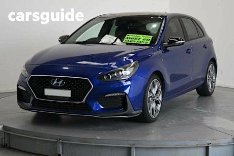 Blue 2019 Hyundai I30 Hatchback N Line Premium