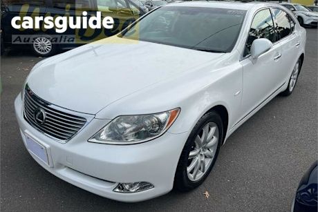 White 2007 Lexus LS460 Sedan Version U I package