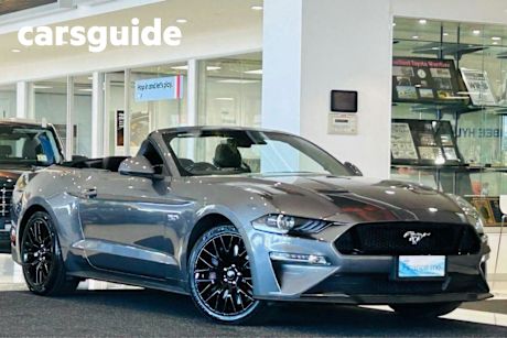 Grey 2021 Ford Mustang Convertible GT 5.0 V8
