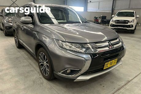 Grey 2017 Mitsubishi Outlander Wagon LS Safety Pack (4X4) 7 Seats