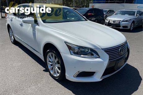 White 2014 Lexus LS460 Sedan AWD