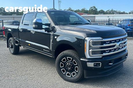 Black 2023 Ford F350 Ute Tray Platinum