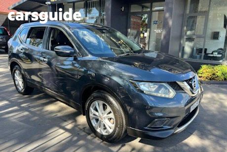 Blue 2015 Nissan X-Trail Wagon ST (fwd)