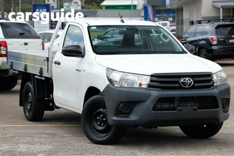 White 2020 Toyota Hilux Cab Chassis Workmate