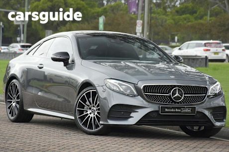 Grey 2019 Mercedes-Benz E300 Coupe