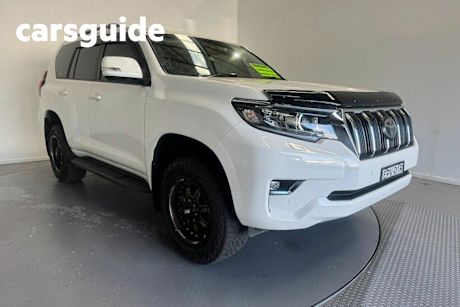 White 2018 Toyota Landcruiser Prado Wagon GXL (4X4)