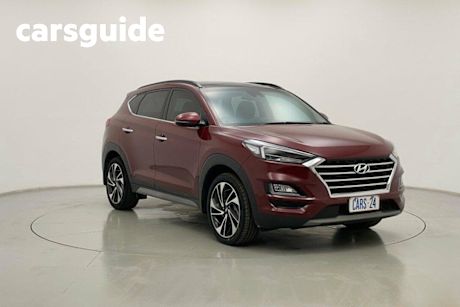 Red 2019 Hyundai Tucson Wagon Highlander Crdi (awd)