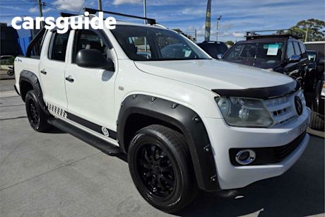 White 2013 Volkswagen Amarok Dual Cab Utility TSI300 (4X2)