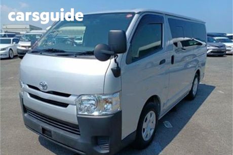 Silver 2019 Toyota Hiace Commercial