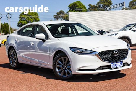 White 2024 Mazda 6 Sedan G25 Sport