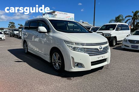 Black 2011 Nissan Elgrand Wagon Luxury 7 Seater HWS Premium