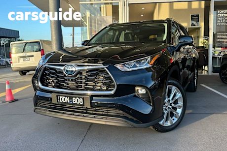 Black 2024 Toyota Kluger Wagon Grande Hybrid AWD