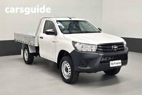 White 2021 Toyota Hilux Cab Chassis Workmate HI-Rider (4X2)