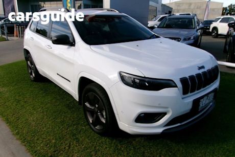 White 2021 Jeep Cherokee Wagon 80TH Anniversary Special Edtn
