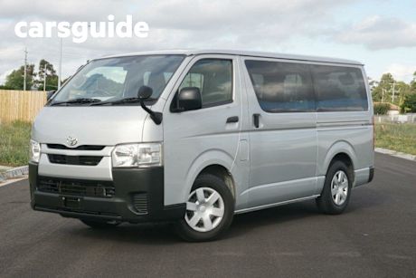 Silver 2020 Toyota Hiace Commercial
