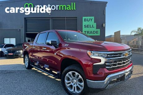 Red 2023 Chevrolet Silverado Crew Cab Pickup 1500 LTZ Premium Tech Pack