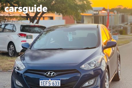 Blue 2013 Hyundai I30 Hatchback Active