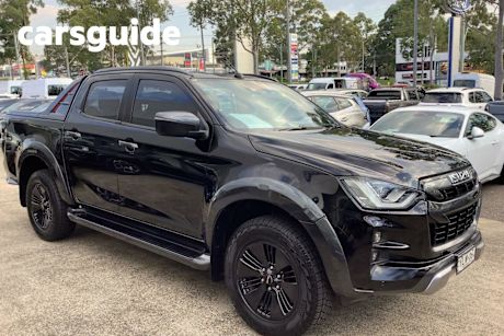 Black 2021 Isuzu D-MAX Crew Cab Utility X-Terrain (4X4)