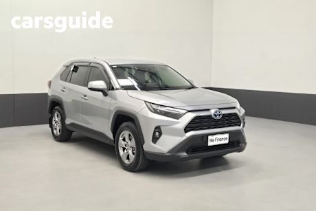 Silver 2023 Toyota RAV4 Wagon GX (awd) Hybr Full Size Spare