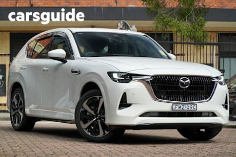 White 2024 Mazda CX-60 Wagon P50E Azami Phev