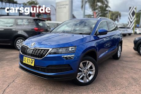 Blue 2021 Skoda Karoq Wagon 110TSI
