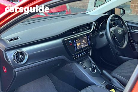 Orange 2017 Toyota Corolla Hatchback Hybrid