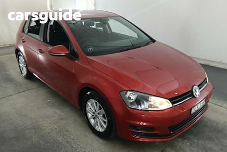 Orange 2015 Volkswagen Golf Hatchback 92 TSI Trendline