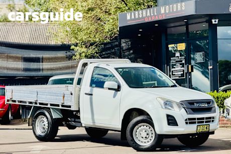 White 2017 Isuzu D-MAX Cab Chassis SX HI-Ride (4X2)