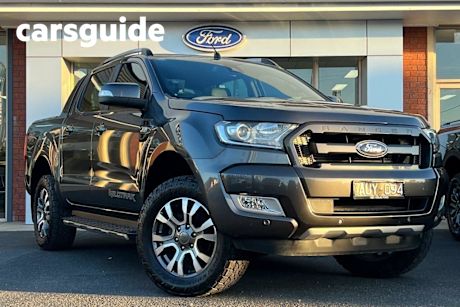 Grey 2018 Ford Ranger Dual Cab Pick-up Wildtrak 3.2 (4X4) (5 YR)