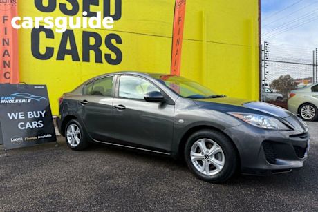Grey 2013 Mazda Mazda3 Sedan