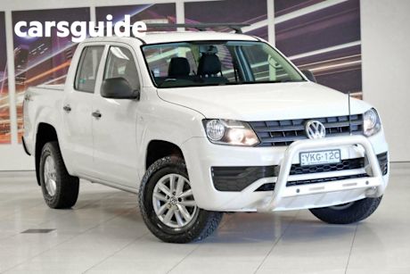 White 2020 Volkswagen Amarok Dual Cab Utility TDI420 Core 4Motion (4X4)