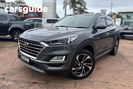Grey 2020 Hyundai Tucson Wagon Highlander (awd)