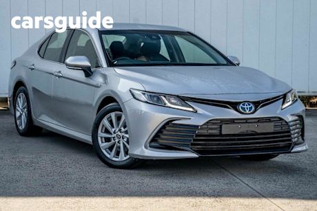 Silver 2022 Toyota Camry Sedan Ascent Hybrid