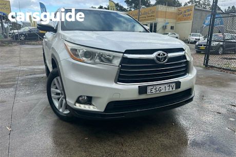 White 2014 Toyota Kluger Wagon GX (4X4)