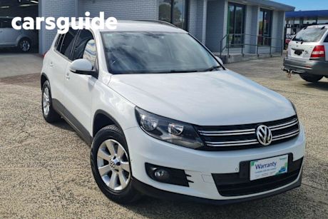 White 2014 Volkswagen Tiguan Wagon 132 TSI Pacific